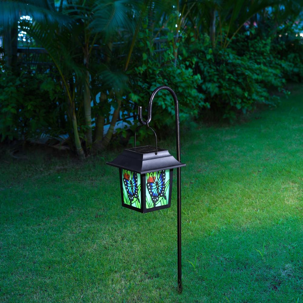 LED Solar Power Parrot Shape Stake Light With Clip For Lawn Pathway Yard Outdoor 