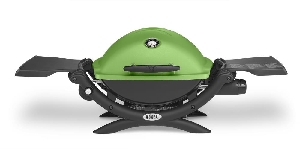 logica Vroegst Zeeslak Weber Q 1200 Green 8500-BTU 189-sq in Portable Gas Grill in the Portable  Grills department at Lowes.com
