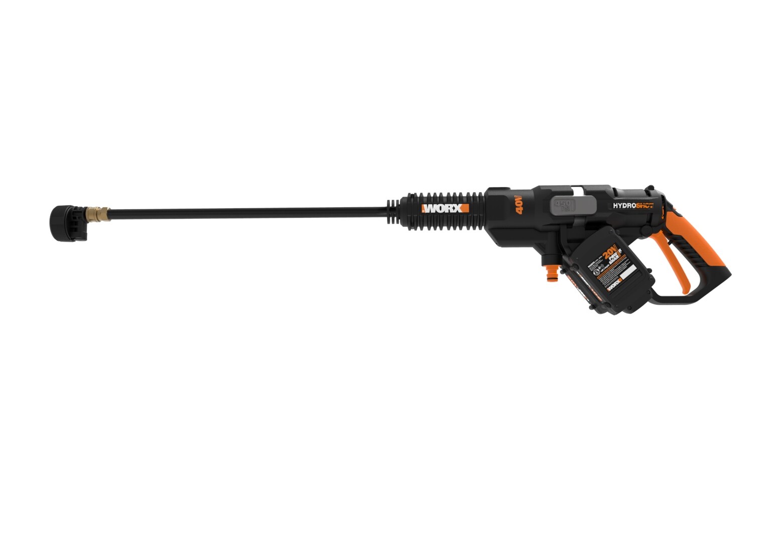 WORX POWER SHARE 450 PSI 0.9-Gallon-GPM Cold Water Electric Pressure Washer