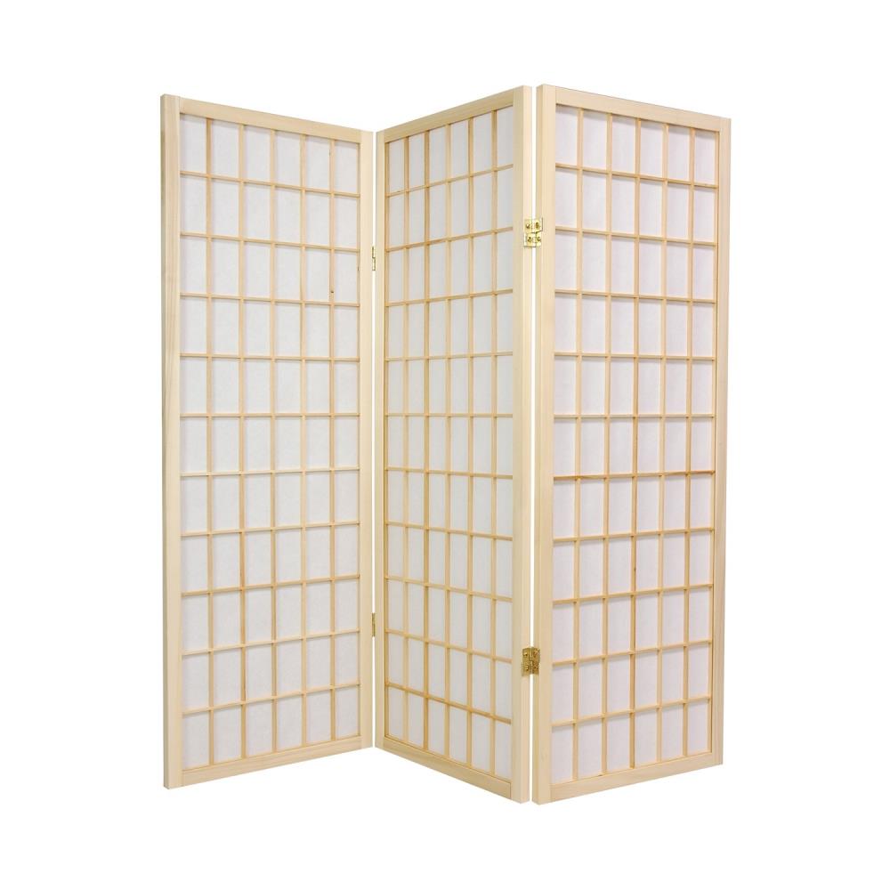 3 & 4 Panel Japanese Oriental Room Divider Hardwood Shoji Screen Privacy Wall 