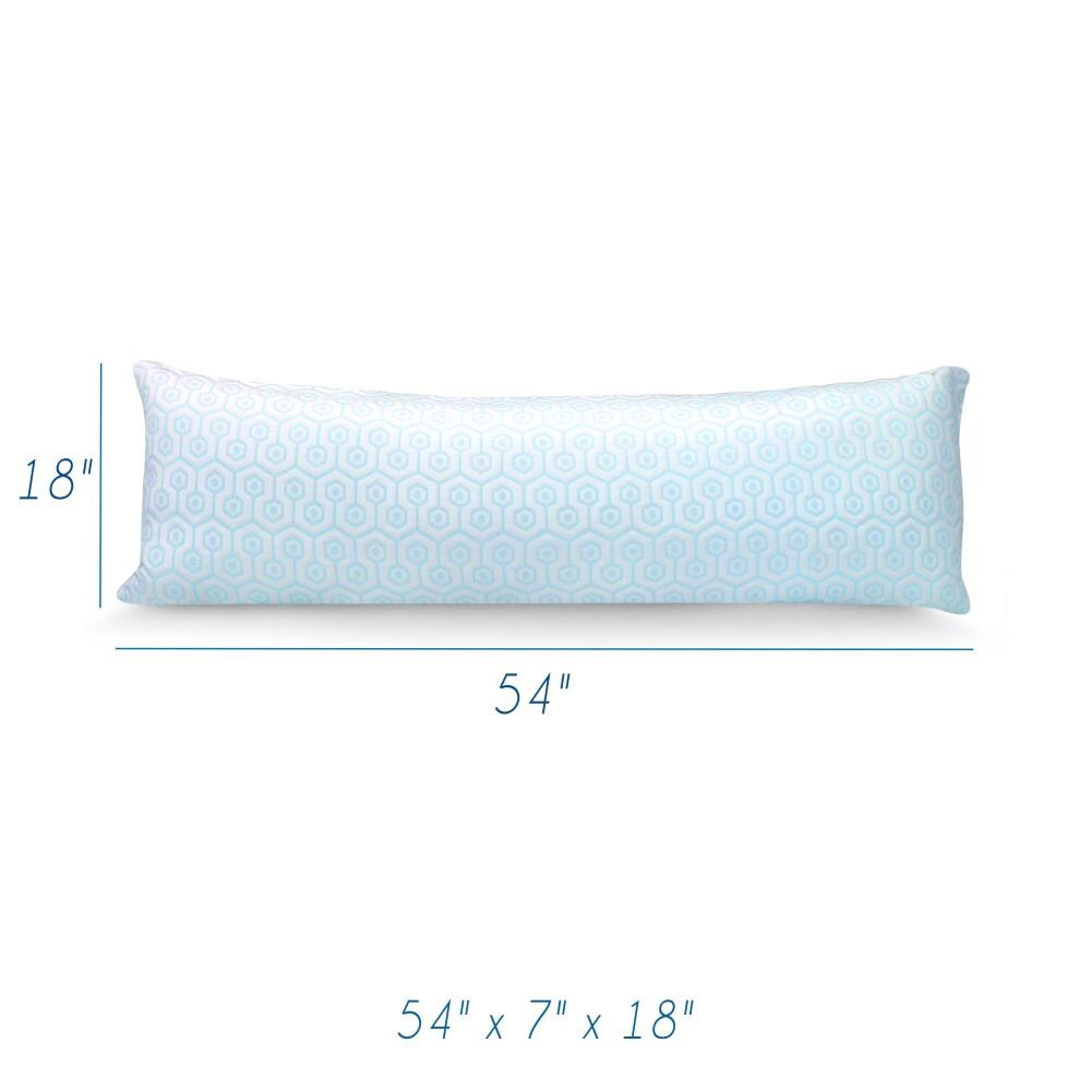 Flower Pattern Bamboo Covered Half Circle Pillow Hard Type Pillow for Health_Mc 