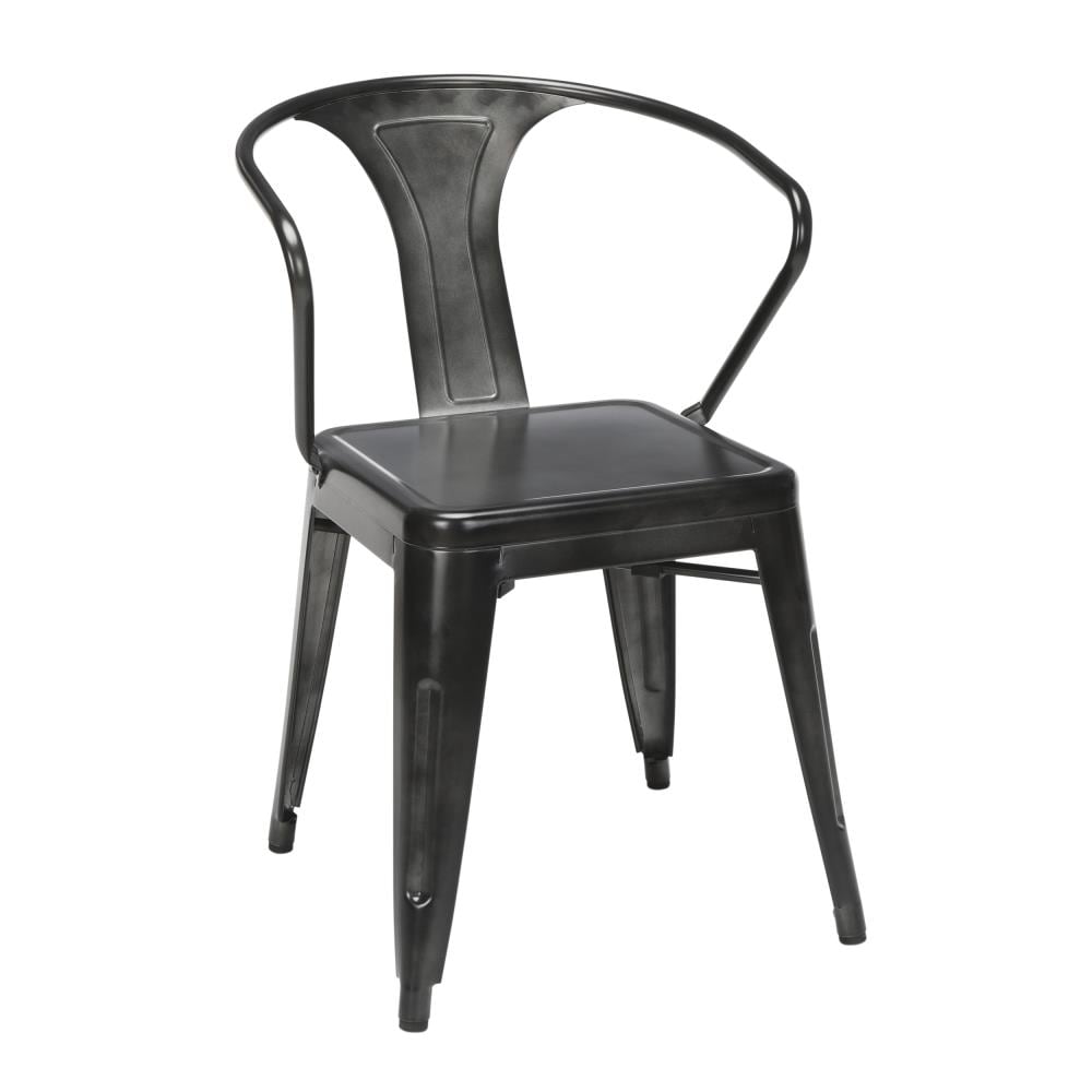Ofm Set Of 4 161 Collection Traditional Dining Arm Chair Metal Frame In The Dining Chairs Department At Lowes Com