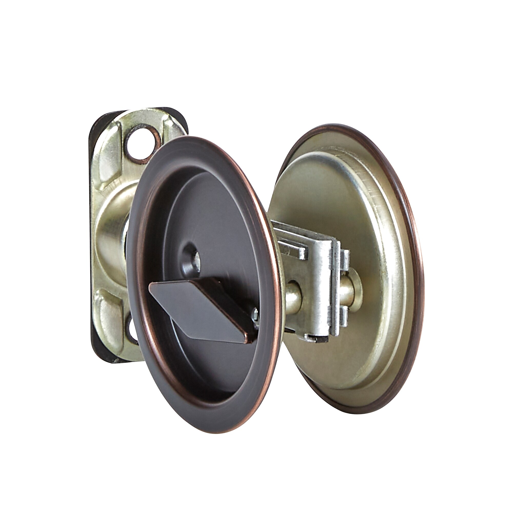 National Hardware  Door  Oil Rubbed Bronze  Pocket Door Latch  Steel 