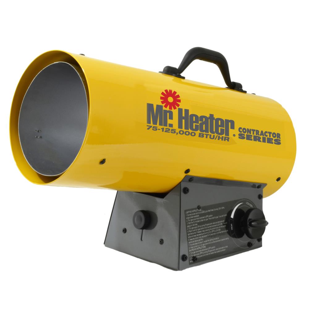 Mr Heater Portable Propane Forced Air Heater w/Quiet Burn Technology MH125FAV