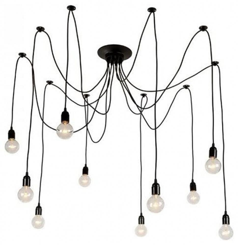 Black 10-Birds LED Chandelier Ceiling suspension Light Pendant Lamp Lighting 