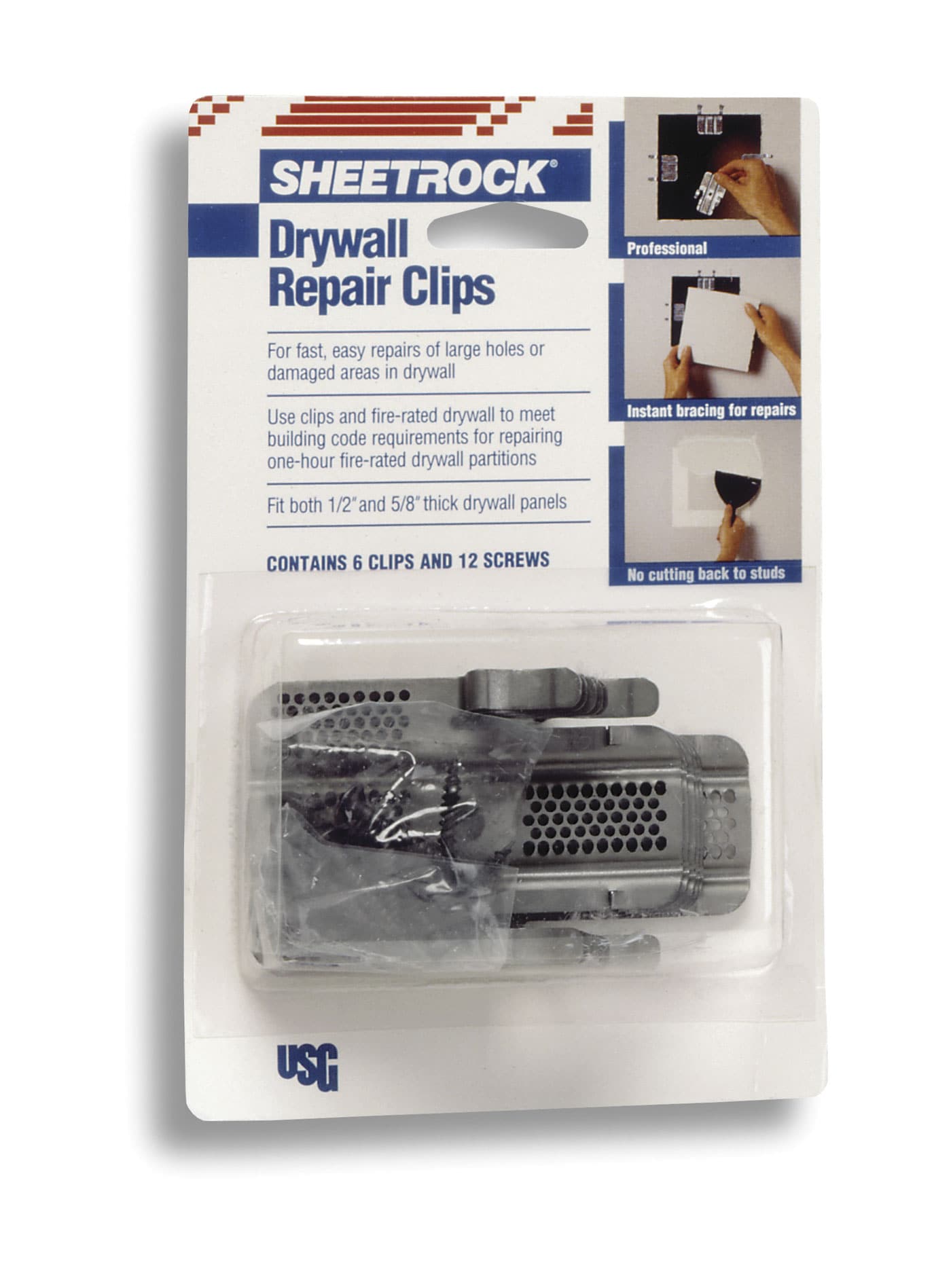 6 Pack of 3.25 Inch Clips 