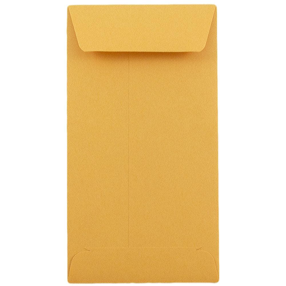 # 7 Coin Small Parts Yellow Envelope 3 1/2 X 6 1/2 Peel & Seal Cash 50/Box 