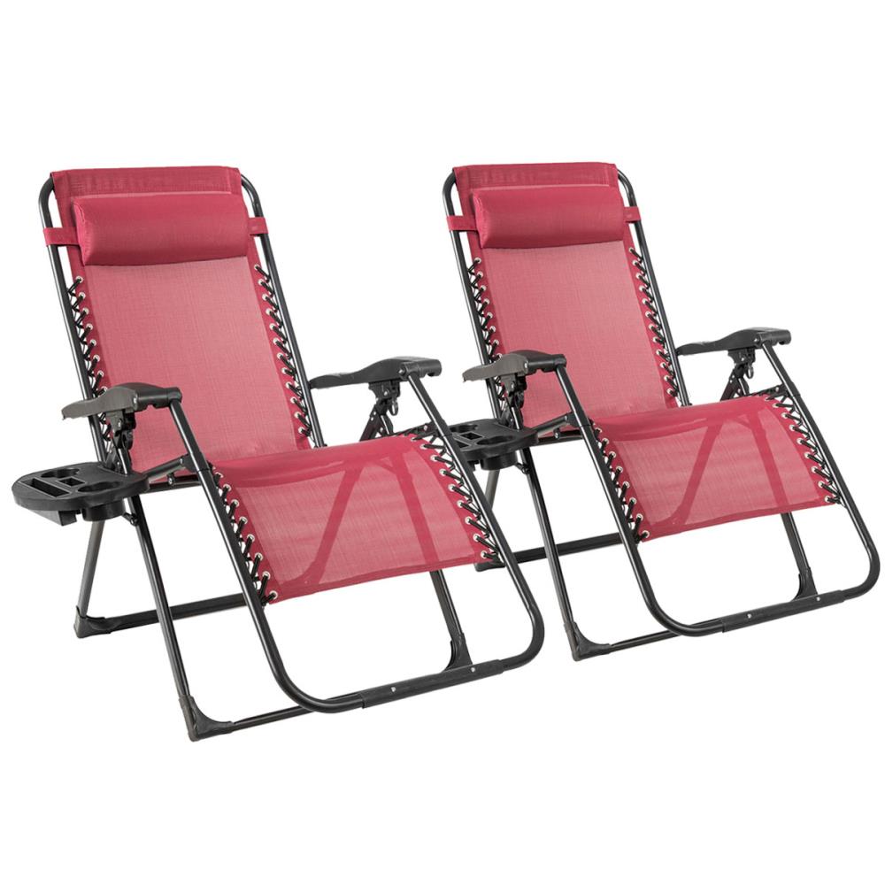 1X Super Wide Heavy Duty Zero Gravity Chair Folding Lounge Beach Outdoor Square 