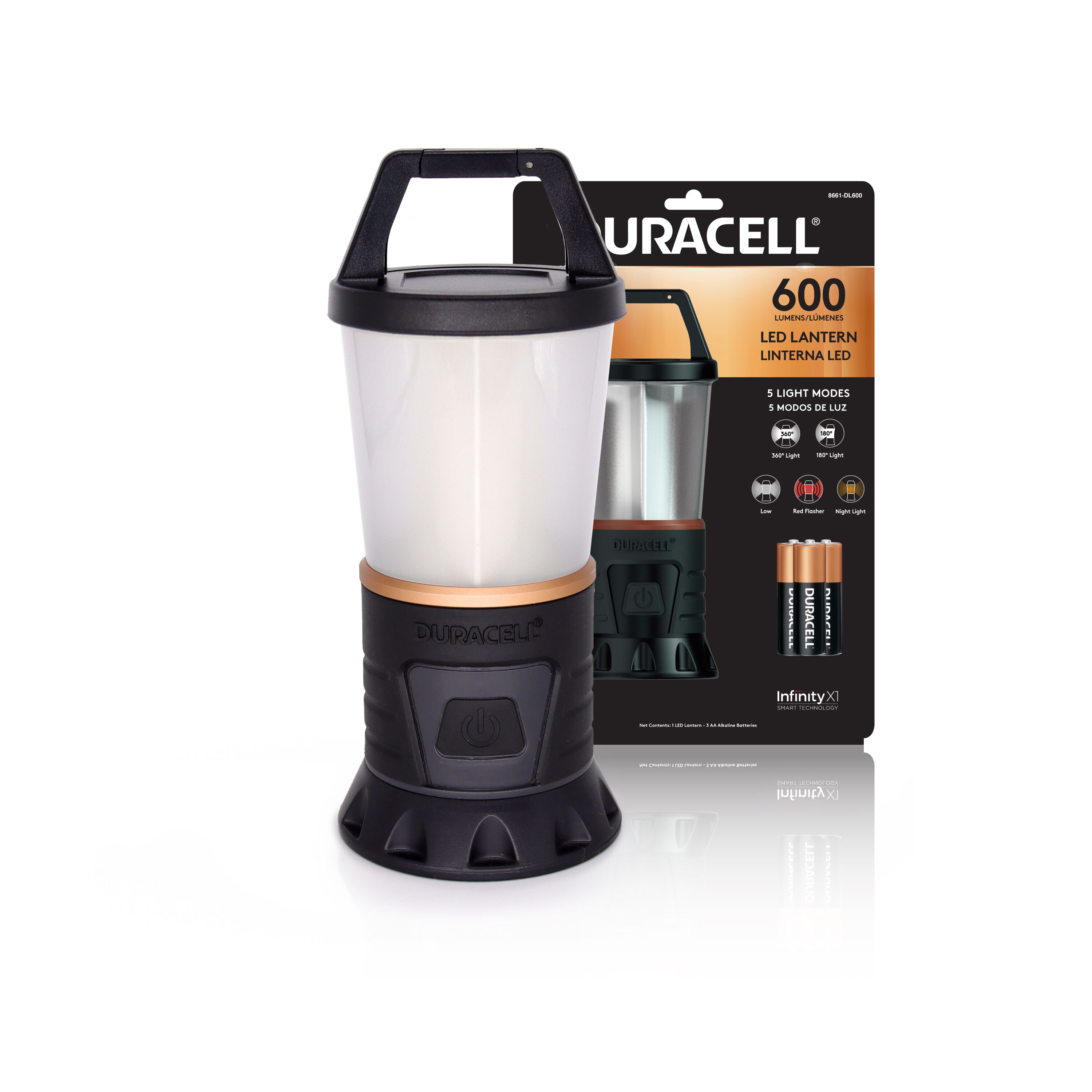 Duracell LED Work Lights 600 Lumens Batteries Included 1 Pk or 3 Pk 