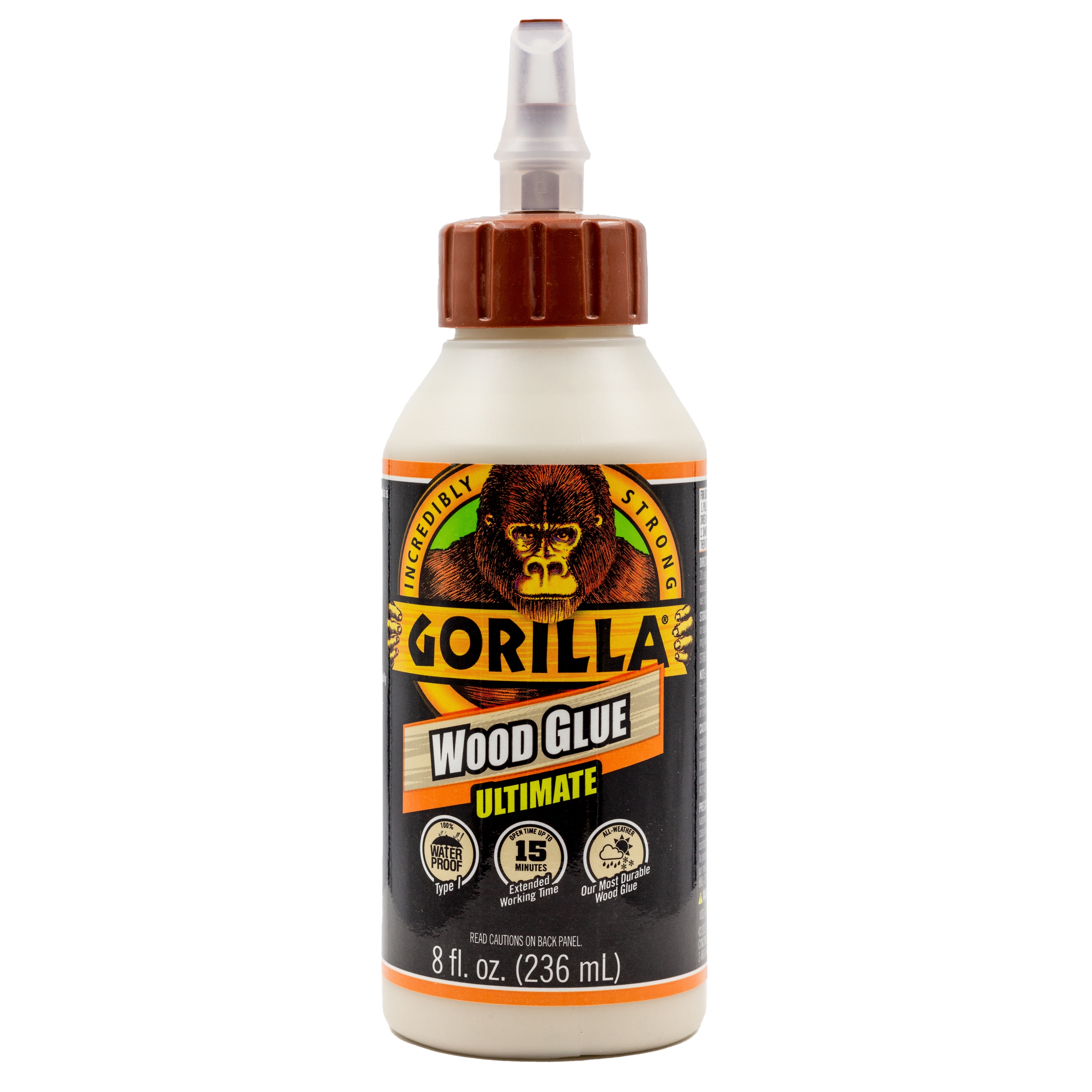 Gorilla Off-white Waterproof, Quick Dry Interior/Exterior Wood Adhesive  (Actual Net Contents: 8-fl oz) in the Wood Adhesive department at 