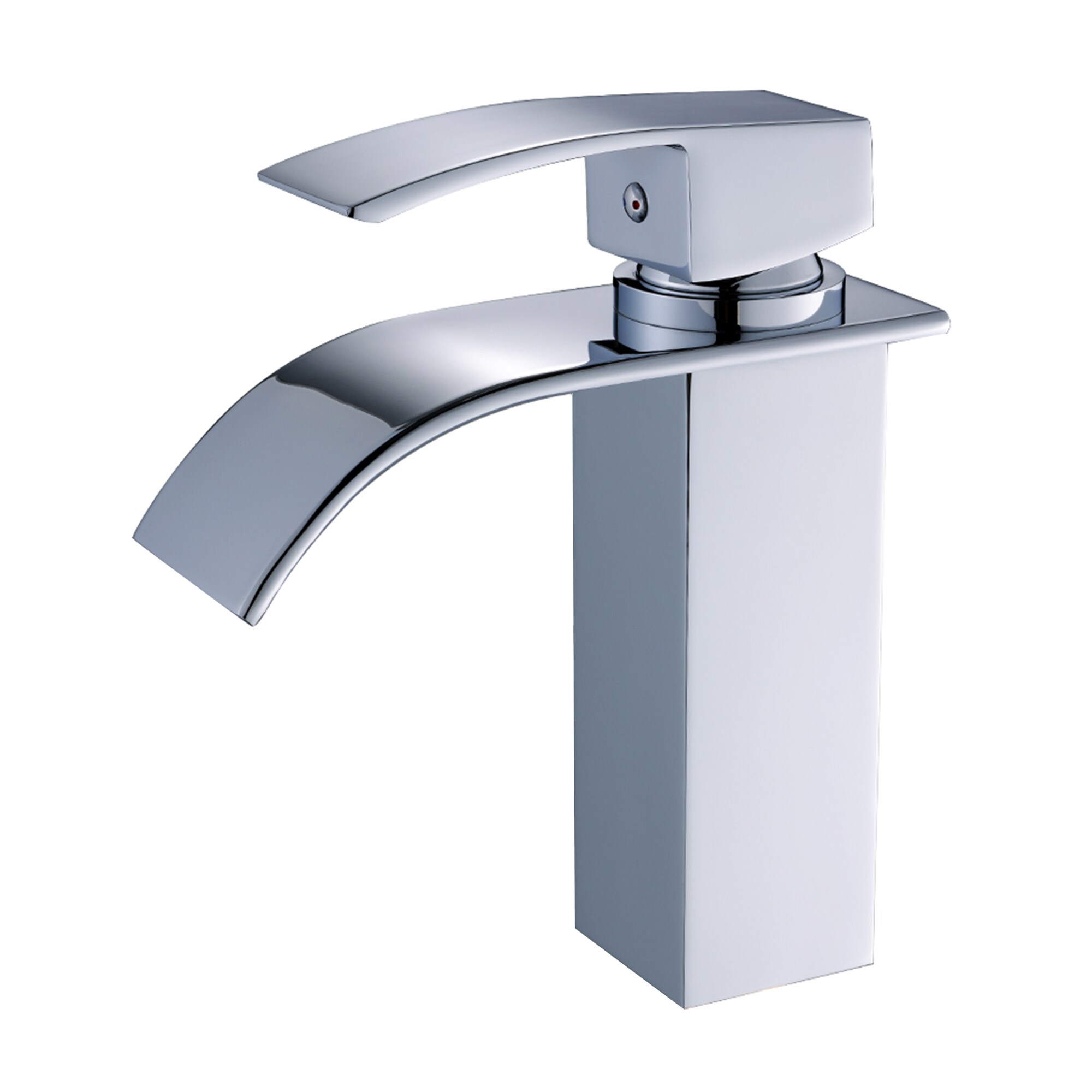 Chrome Brass Lavatory Bathroom Basin Faucet Single Handle/ Hole Cold Sink Tap 