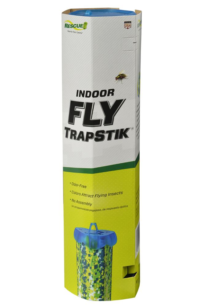 NEW Black Flag Fly Stick Flying Insect Hanging Trap Outdoors Indoors 