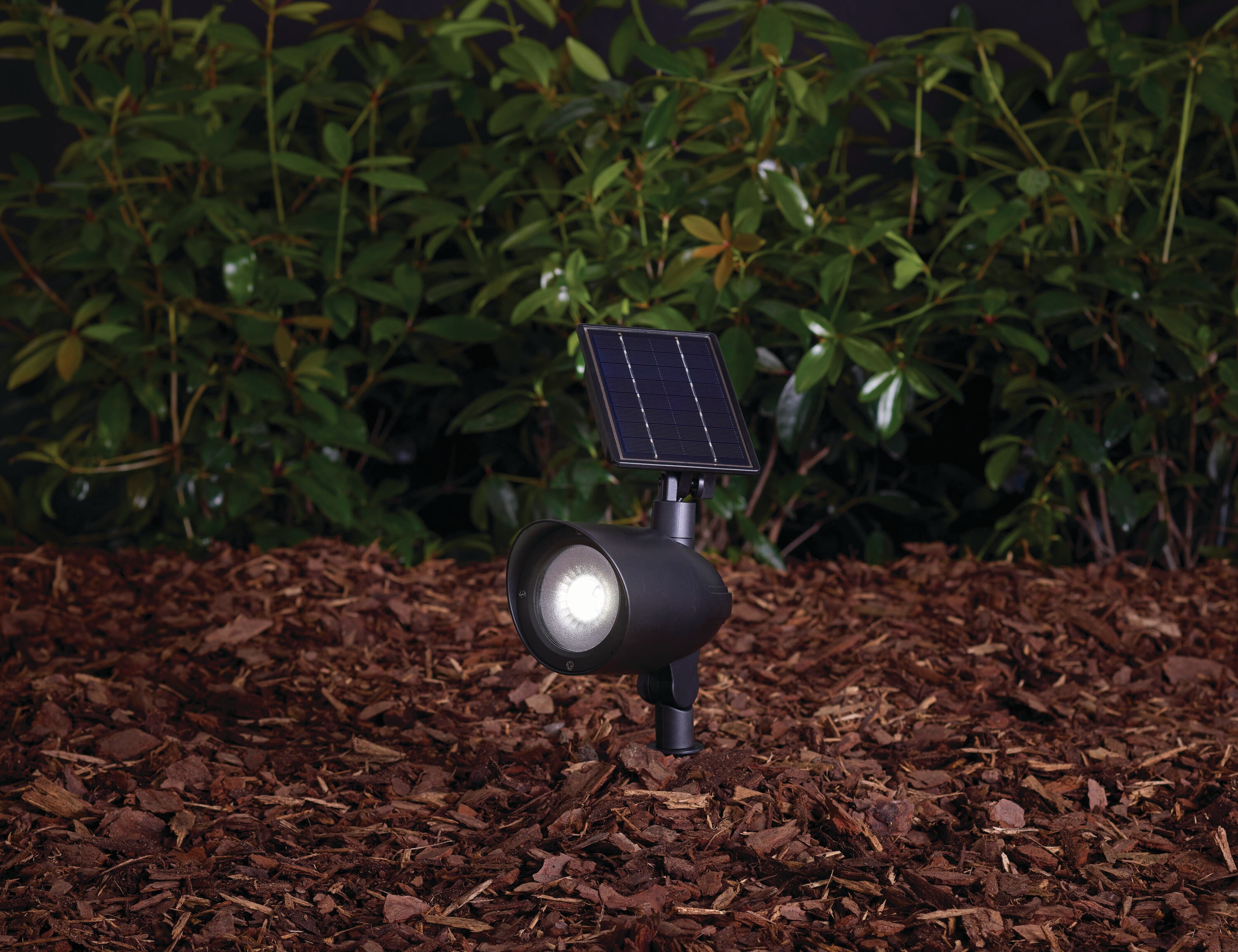 2 x Mini Solar Plant Garden Spotlight 