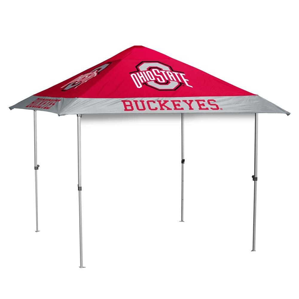 One Size Logo Brands NCAA Ohio State Buckeyes Unisex Adult Retreat Cabana Tent Multicolor 