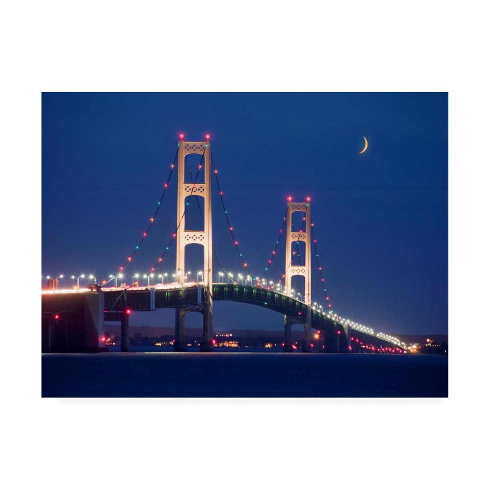 Trademark Fine Art Framed 18-in H x 24-in W Places Print on Canvas ...