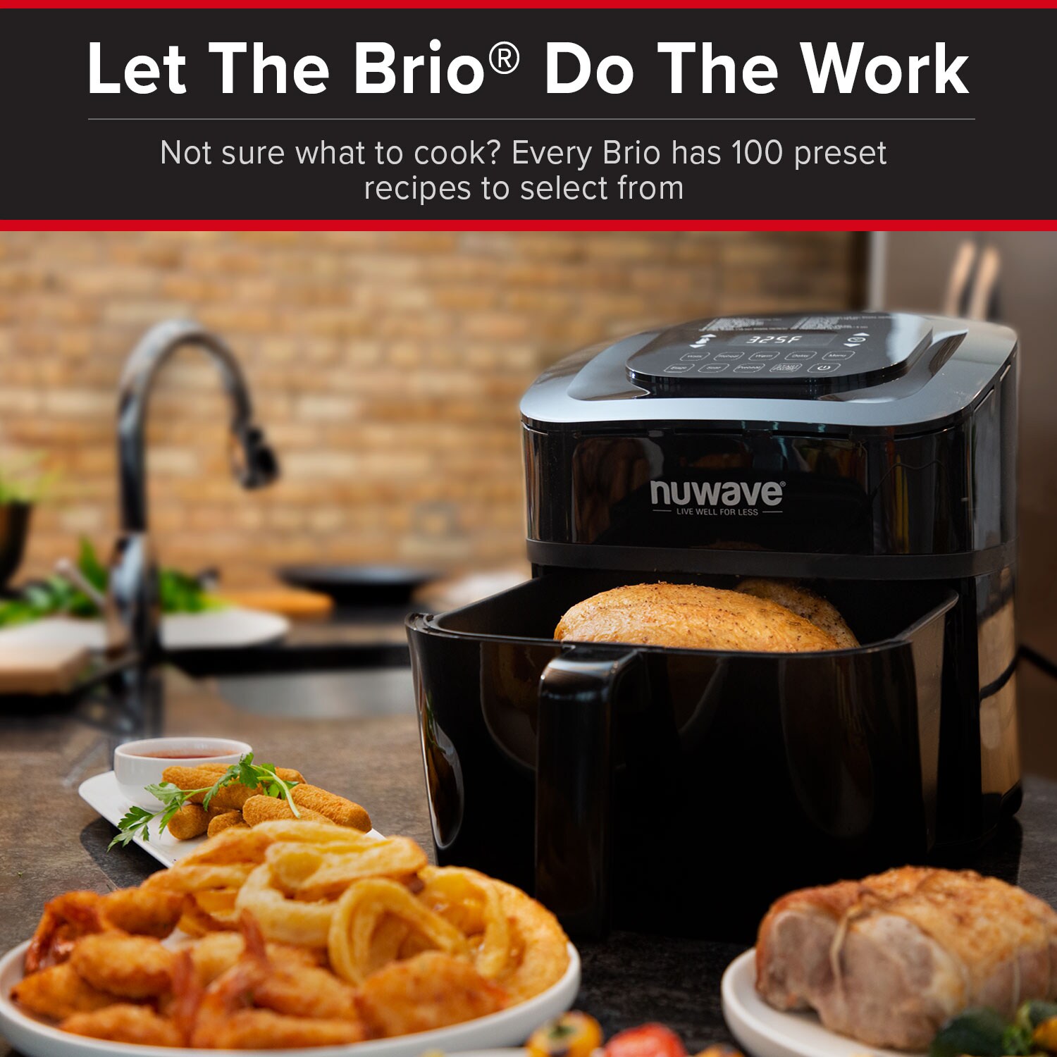 Air Fryer 3.2 qt Non-stick,Little-To-No-Oil,Frying,Baking,Grilling 900g/2lb USED 