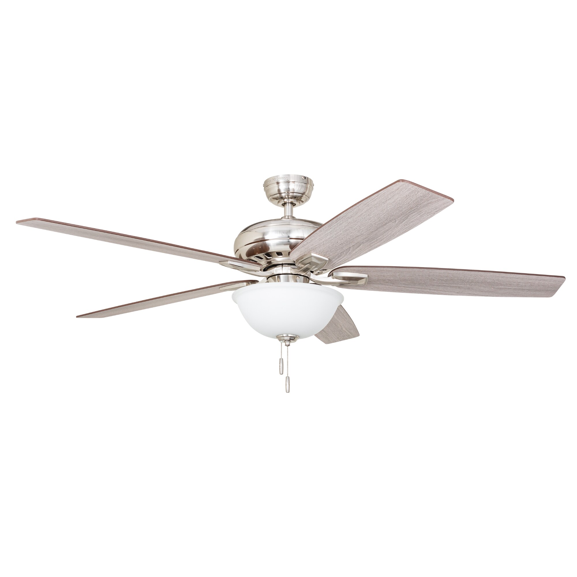 White Fixture with Five Reversible Blades Light Fixture Not Included Inc. 52-Inch Light Wood White Ceiling Fan Hyperikon Remote Control Ceiling Fan 