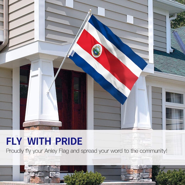 Costa Rica 3x5ft Flag of Costa Rica Costa Rican Flag 3x5 House Flag