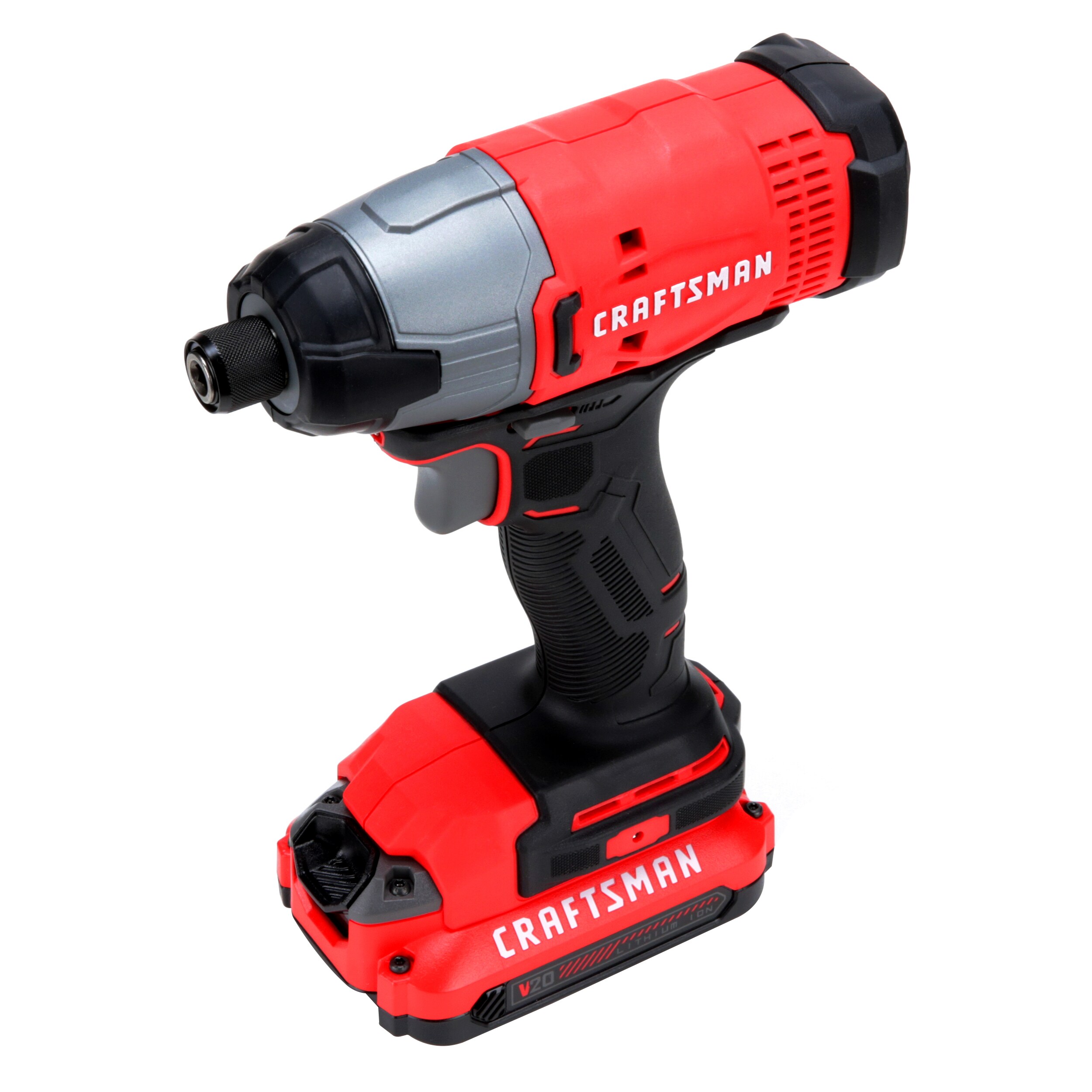 CRAFTSMAN V20 20-volt Max Variable Speed Cordless Impact Driver (2-Batteries Included)