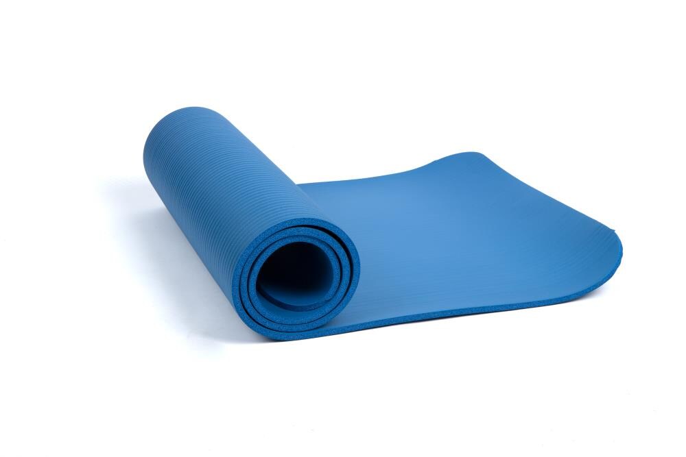 Blue Resistance Band 2 in 1 Yoga Mat Carry Strap Antimicrobial 