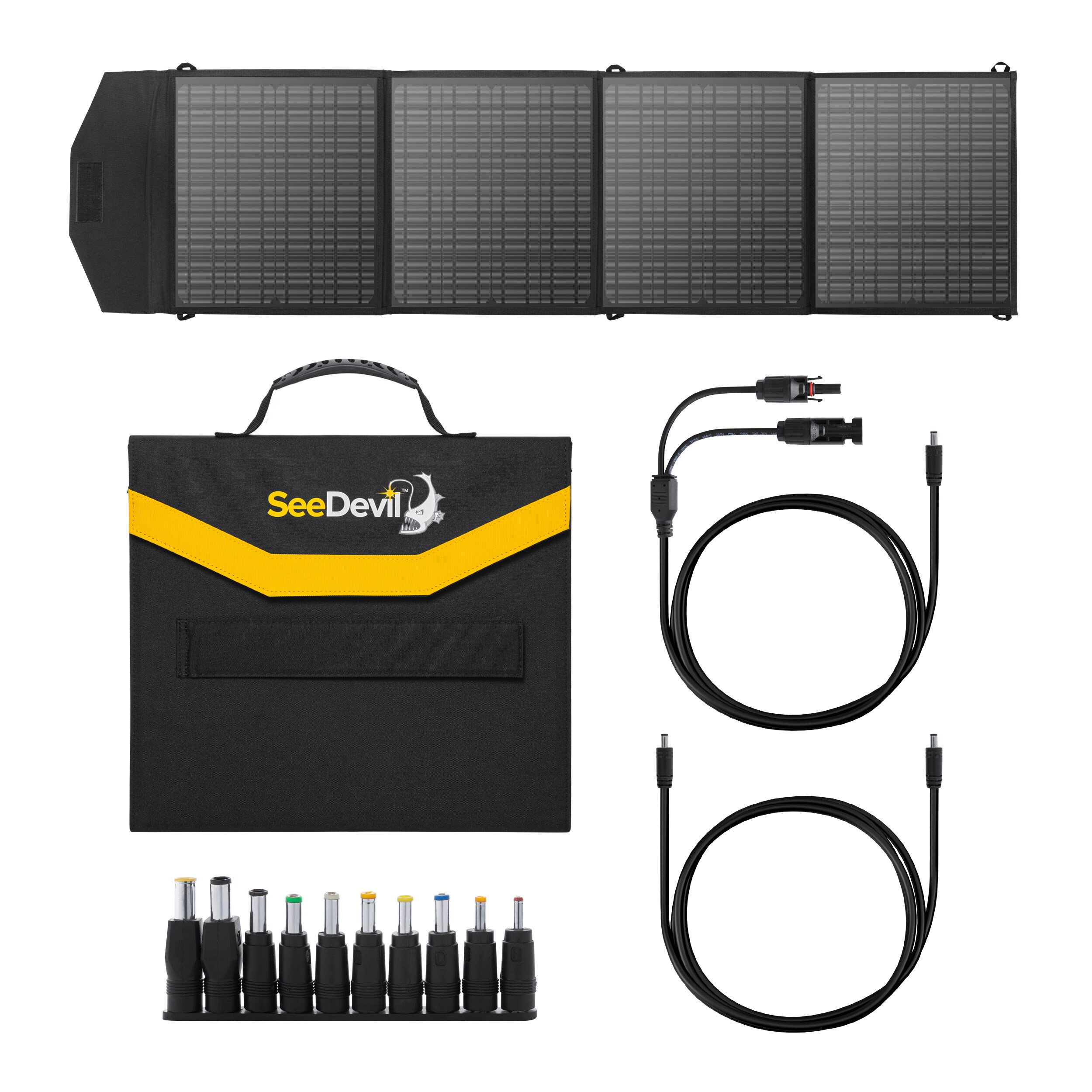 SeeDevil SeeDevil 80W Portable Solar Panel Kit in the Portable Solar