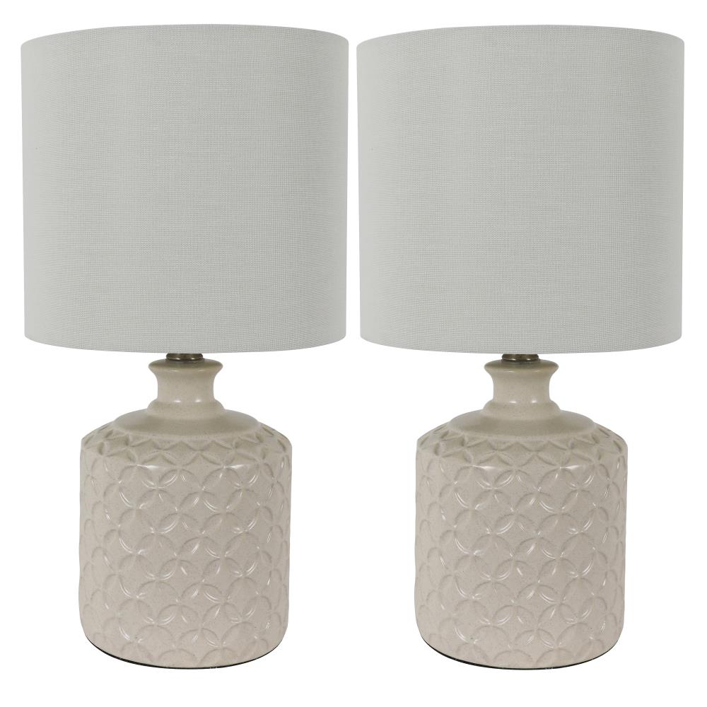 target white ceramic lamp