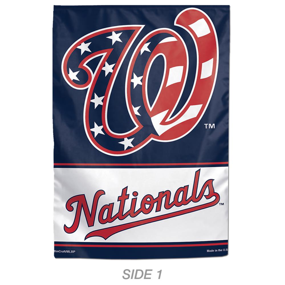 Washington Nationals House Banner Flag PREMIUM Outdoor DOUBLE SIDED Embroidered 