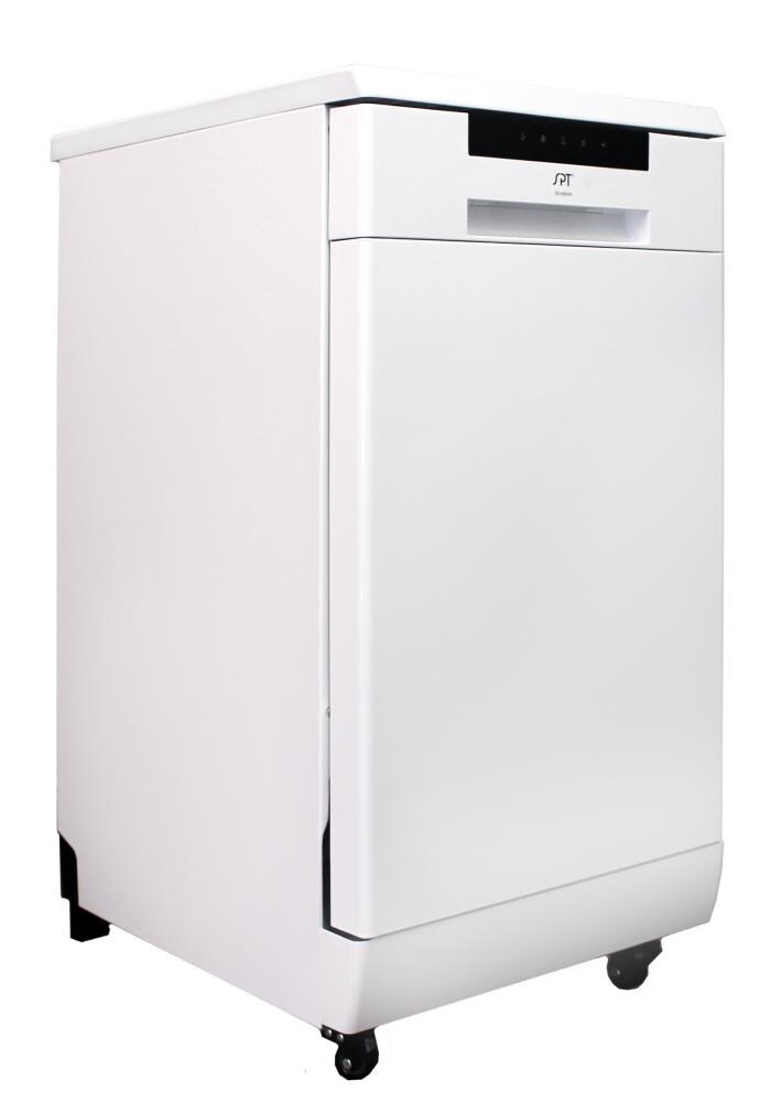 SPT Portable 18 Inch Energy Star Dishwasher in White in the Portable