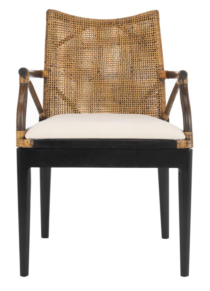 safavieh carlo honey arm chair