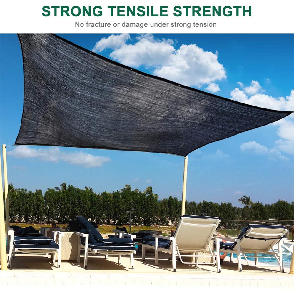 Large 6X100ft New Design 50%UV Black Outdoor Garden Canopy Shade Cloth Fabric 