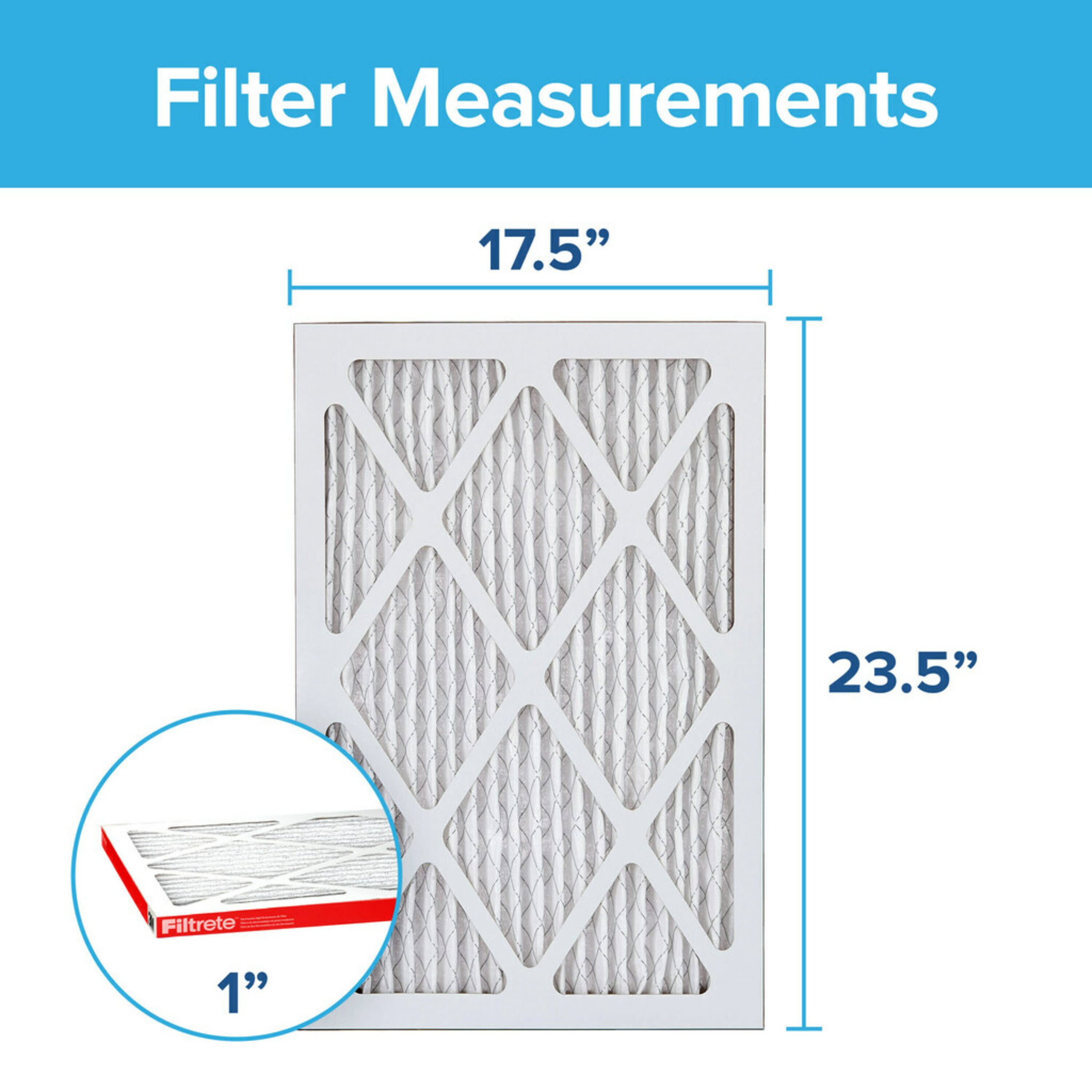 Nordic Pure 17_1/4x29_1/4x1 MPR 1000 Pleated Micro Allergen Replacement AC Furnace Air Filters 2 Pack, 