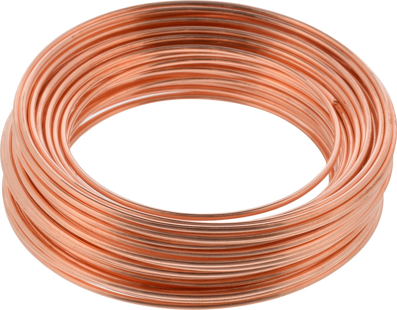 Annealed 8 AWG Bare Solid Copper Round Wire 25 Ft Coil 