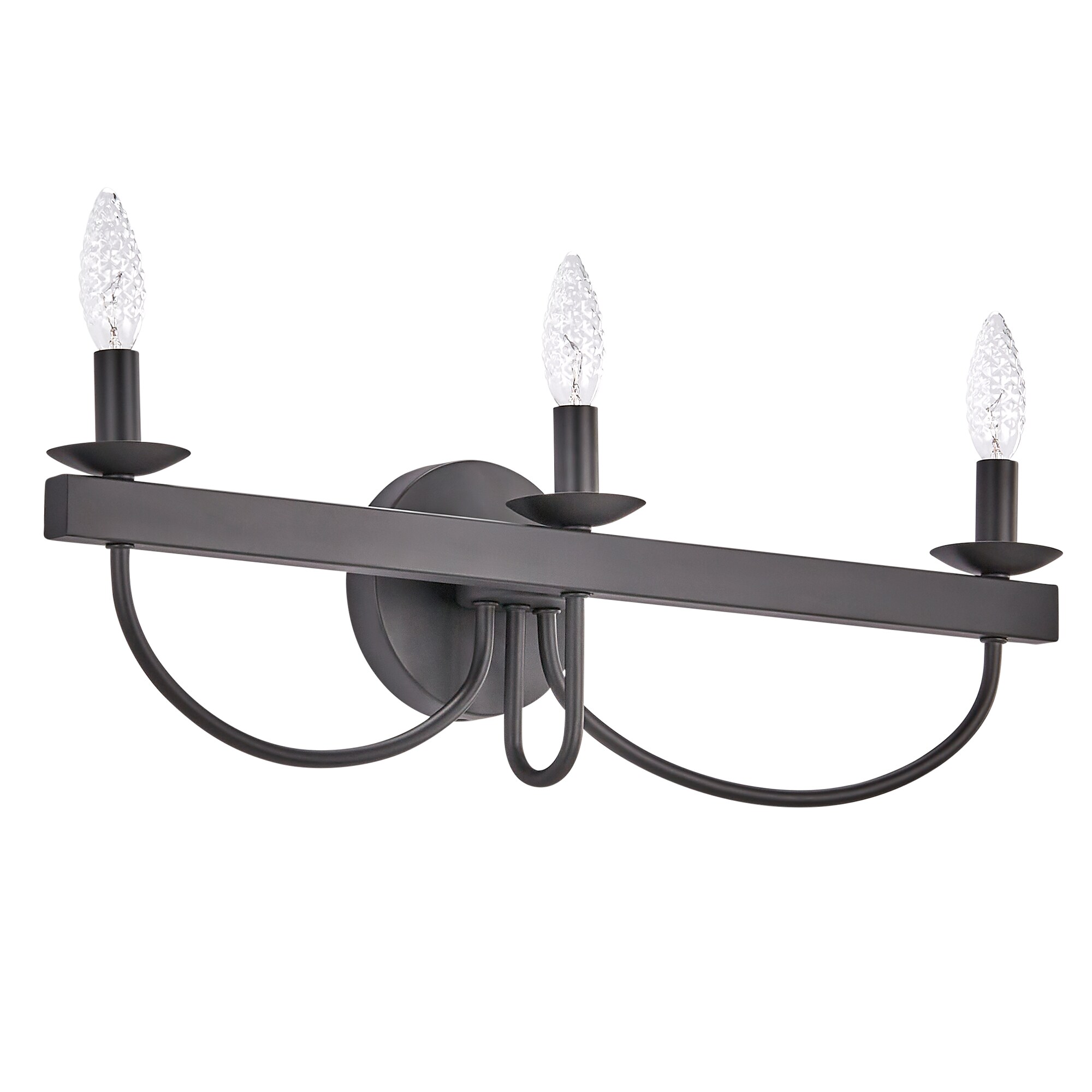 Westmore by ELK Lighting Richmond 24-in 3-Light Black French Country/Cottage Vanity Light