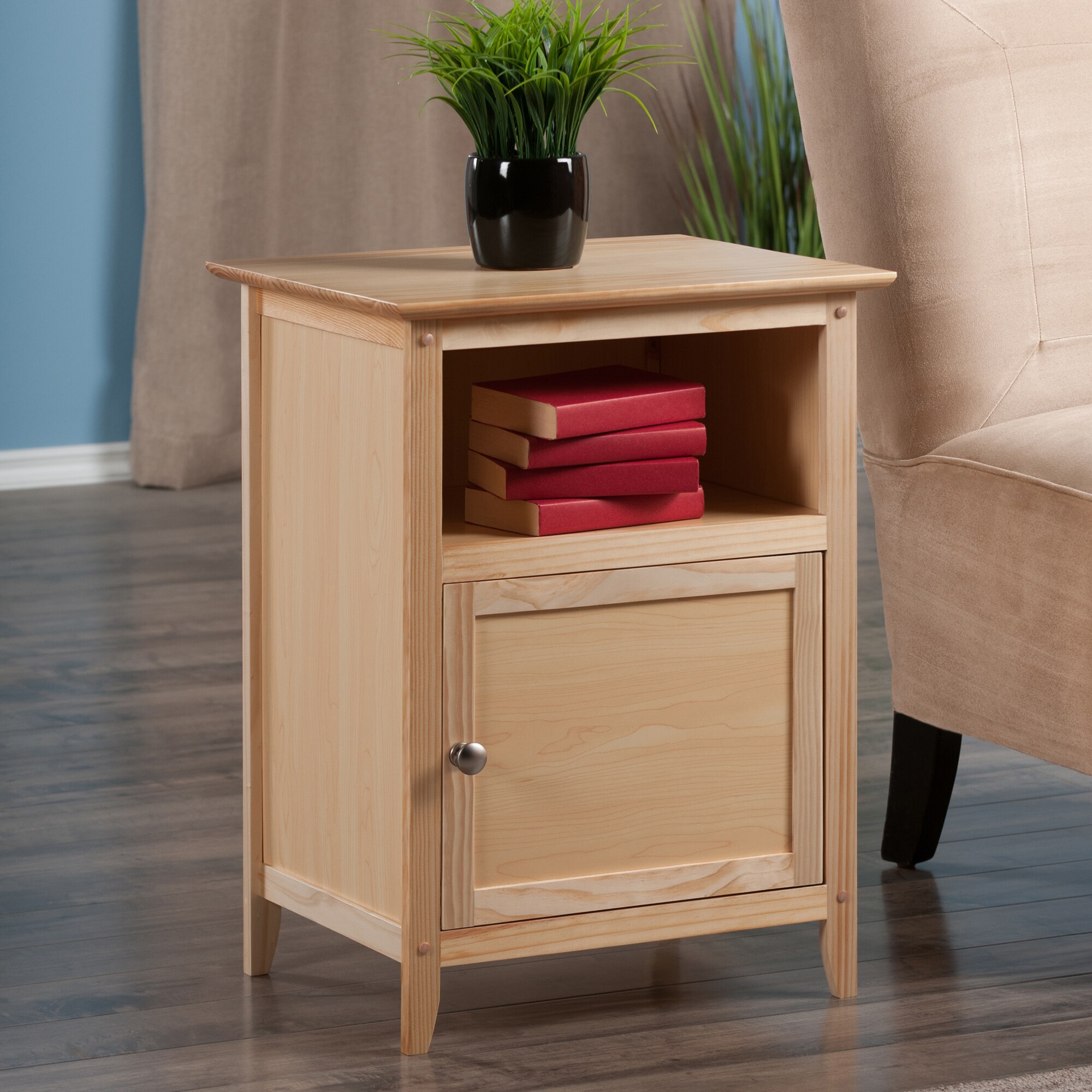 Winsome 1 Drawer Nightstand Wn1446 Finish Natural for sale online 