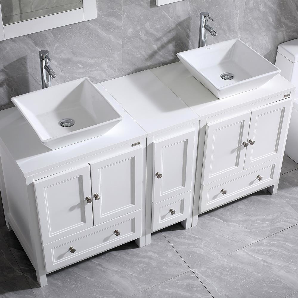 NIB V360-W White Porcelain Vessel Lavatory /Bathroom Sink 