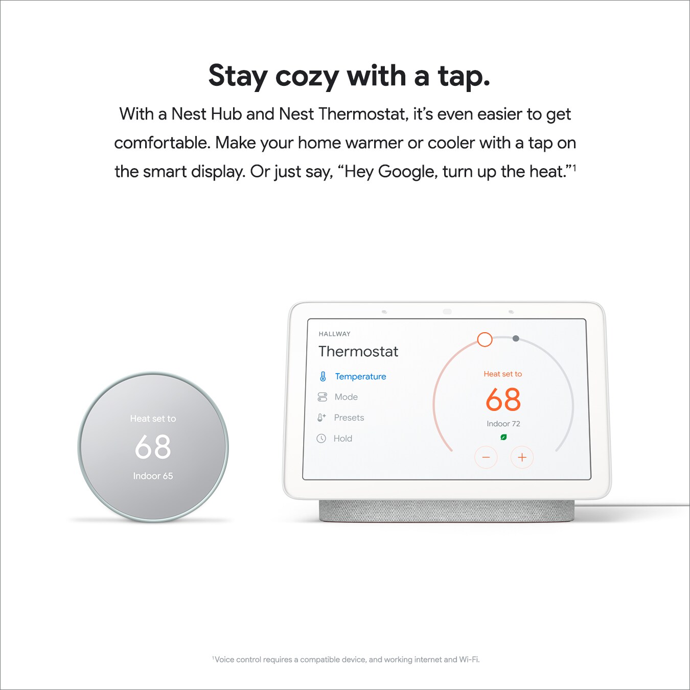 LATEST Google Nest Programmable Smart Wi-Fi Thermostat for Home GA02083-US Fog 