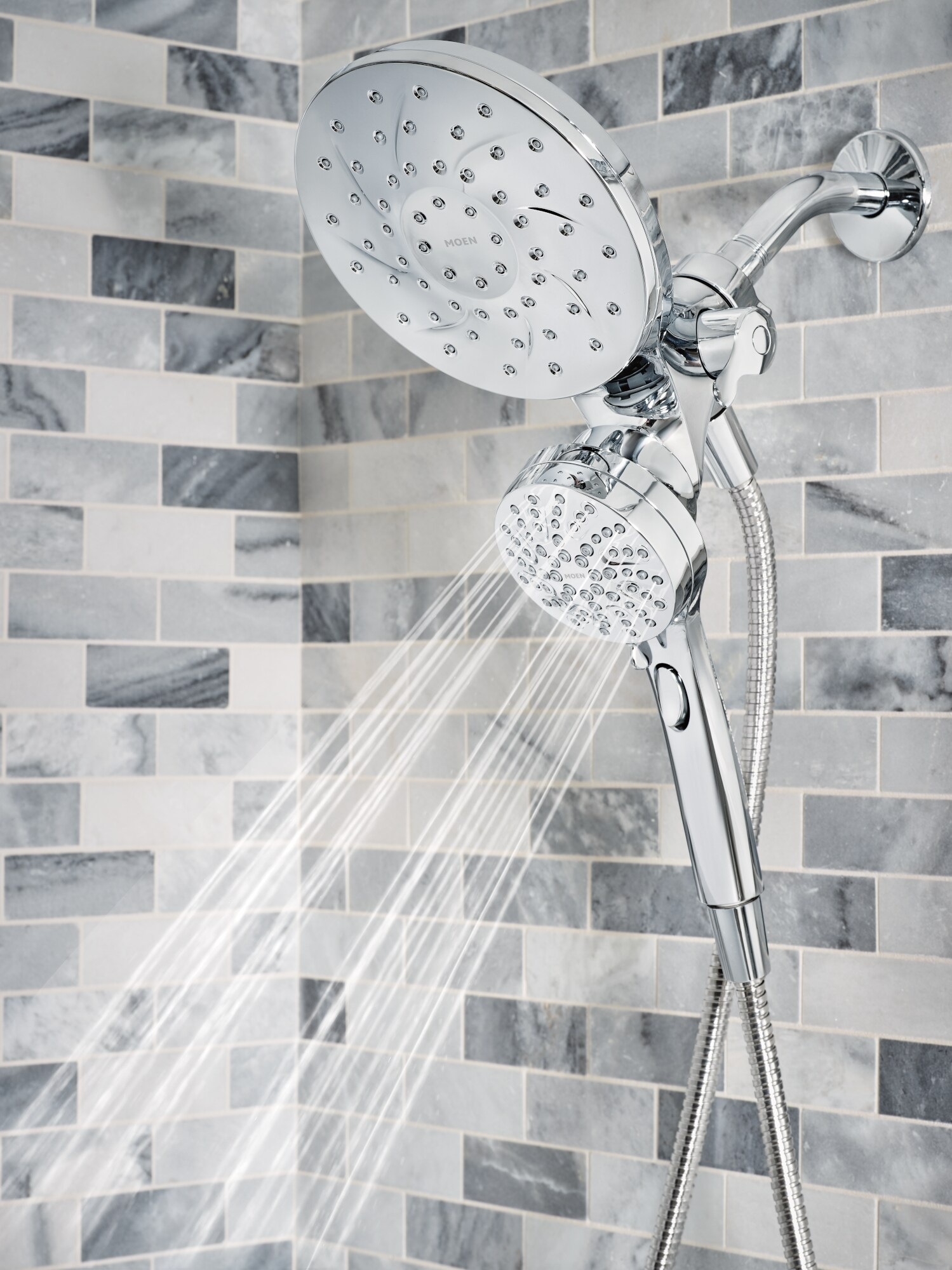 Moen Graeden Chrome 1-handle Bathtub and Shower Faucet Valve Included