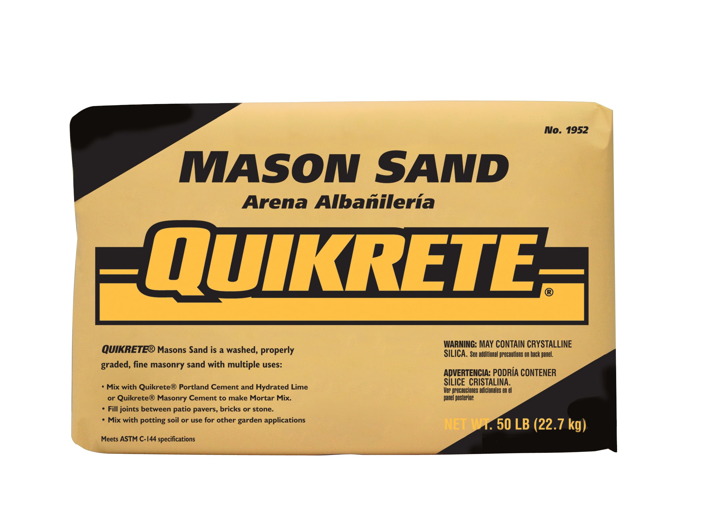 Torrent Gendanne større QUIKRETE 0.5-cu ft 50-lb Dry Mason Sand in the Sand department at Lowes.com