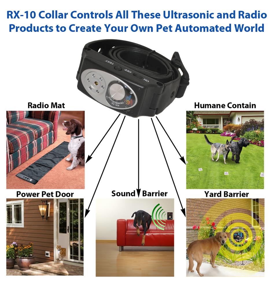 High Tech Pet X-10 Rechargeable Multi-Function Electric Dog Fence In ...