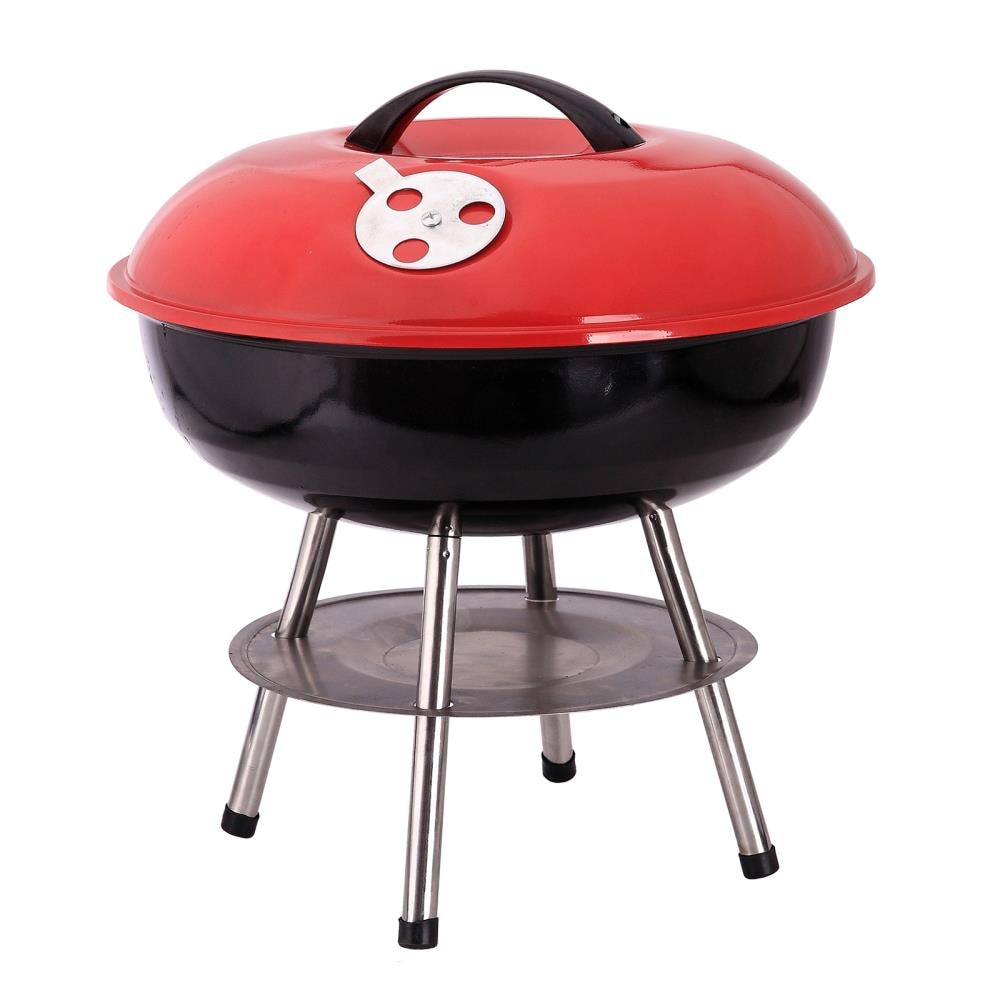 brentwood Red Kettle Charcoal Grill in the Charcoal Grills 