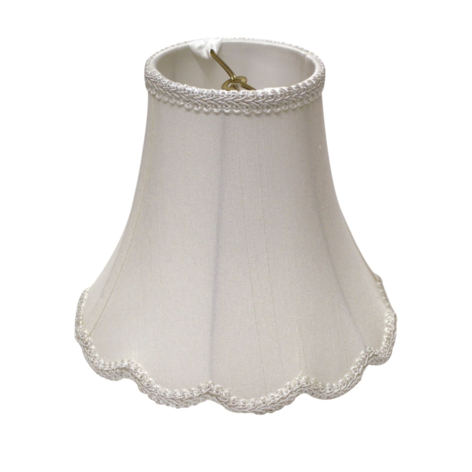 scalloped metal shade