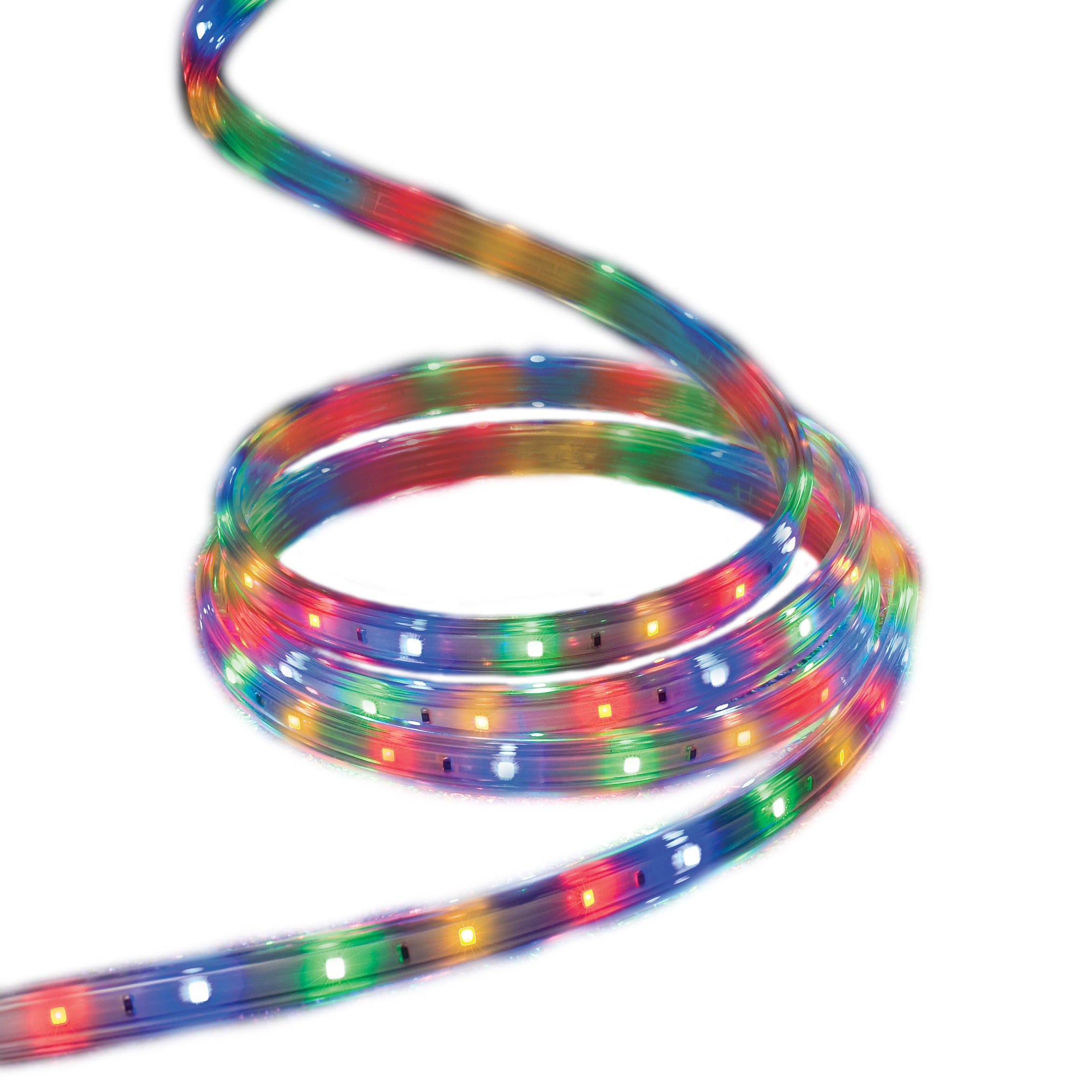 NEW GE OutdoorStayBright 240 LED 19.6-ft Multicolor Christmas Rope Light