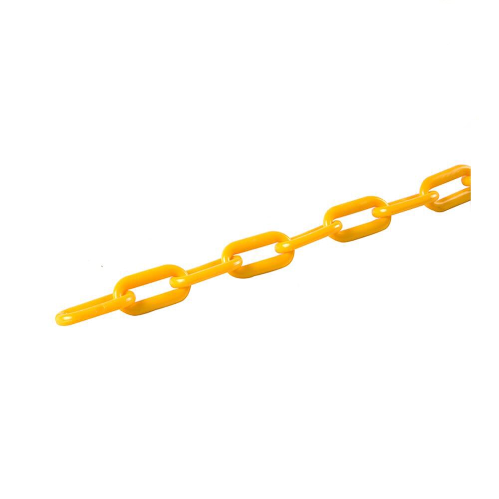 Details about   MCS Pro Safe 100' Long  X 2" Wide Yellow Plastic Chain Link 