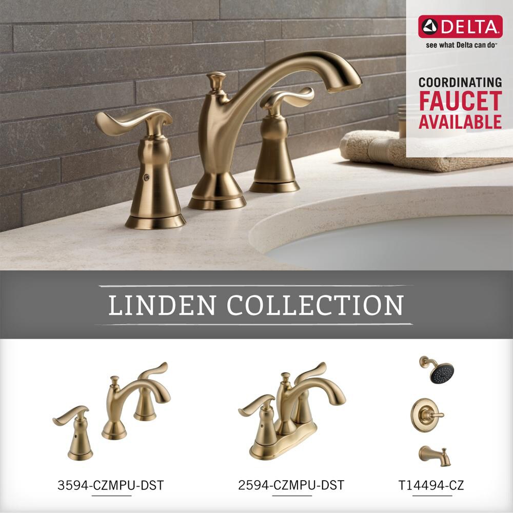 Delta 79446 CZ Linden Towel Ring Bathroom Hardware in Champagne Bronze NEW 