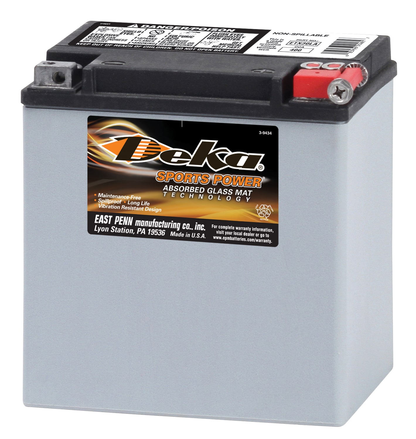 Deka 12 Volt Motorcycle Battery In The Power Equipment Batteries Department At Lowes Com