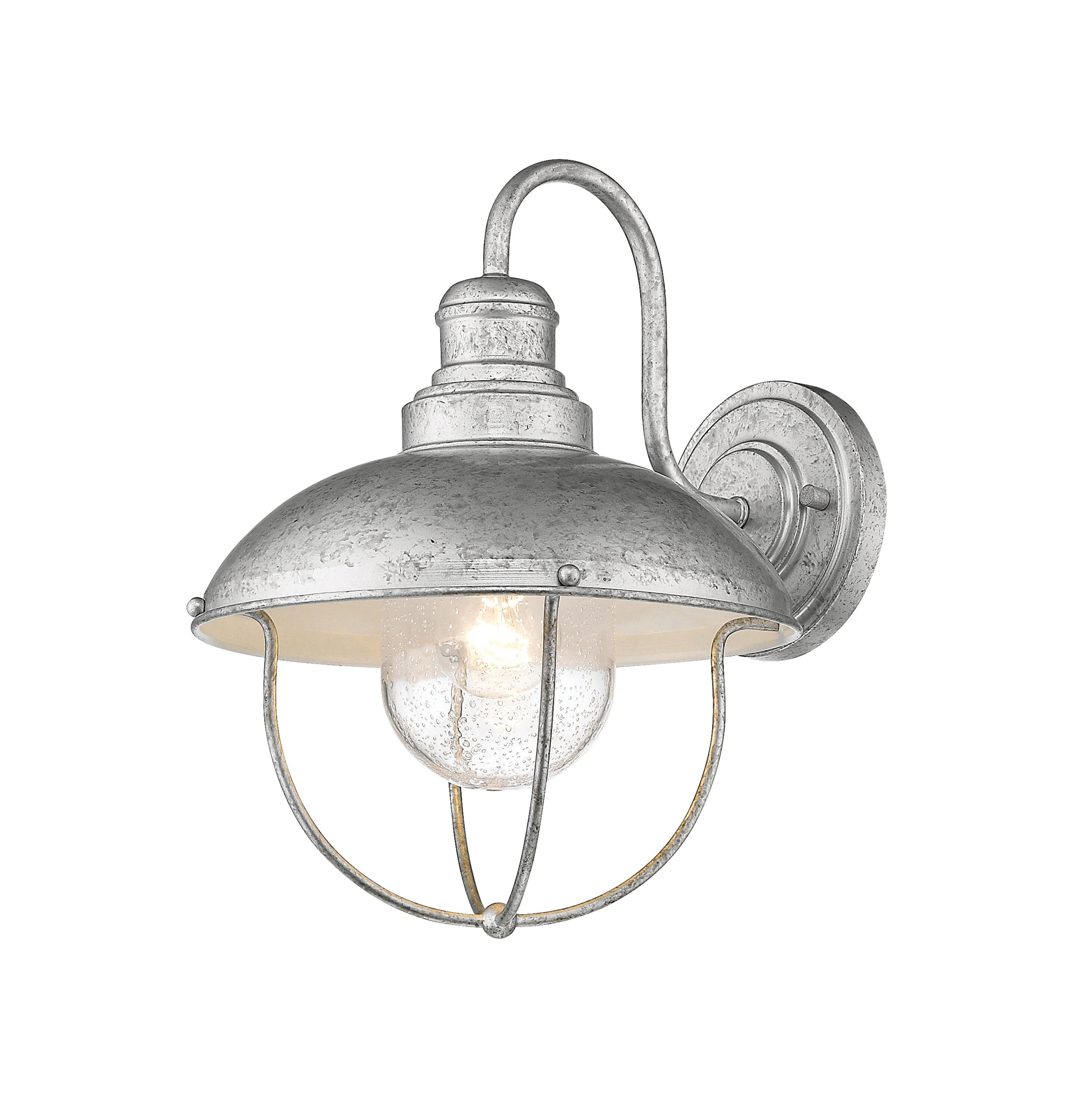 galvanized exterior lights