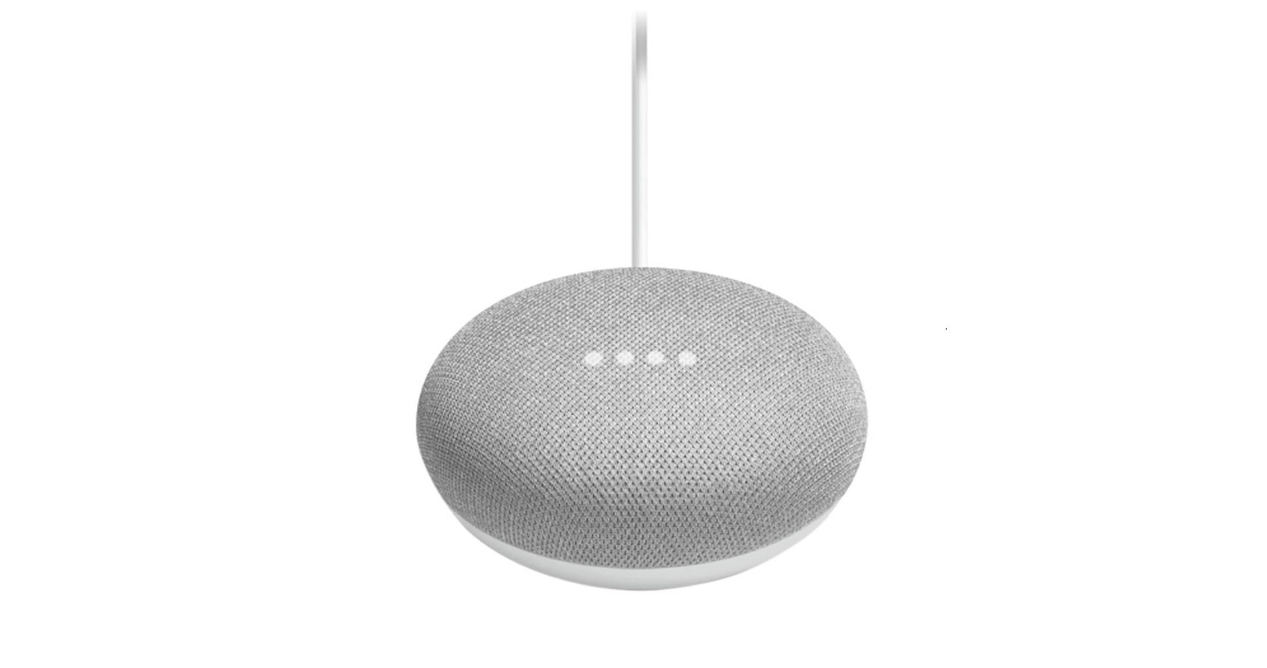 Google Home Mini (1st Gen) Smart Speaker with Google Assistant Voice  Control in Chalk in the Smart Speakers  Displays department at Lowes.com