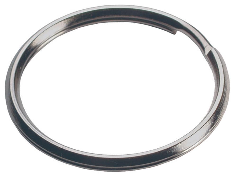 Hillman  Tempered Steel  Assorted  Split Rings/Cable Rings  Key Ring 