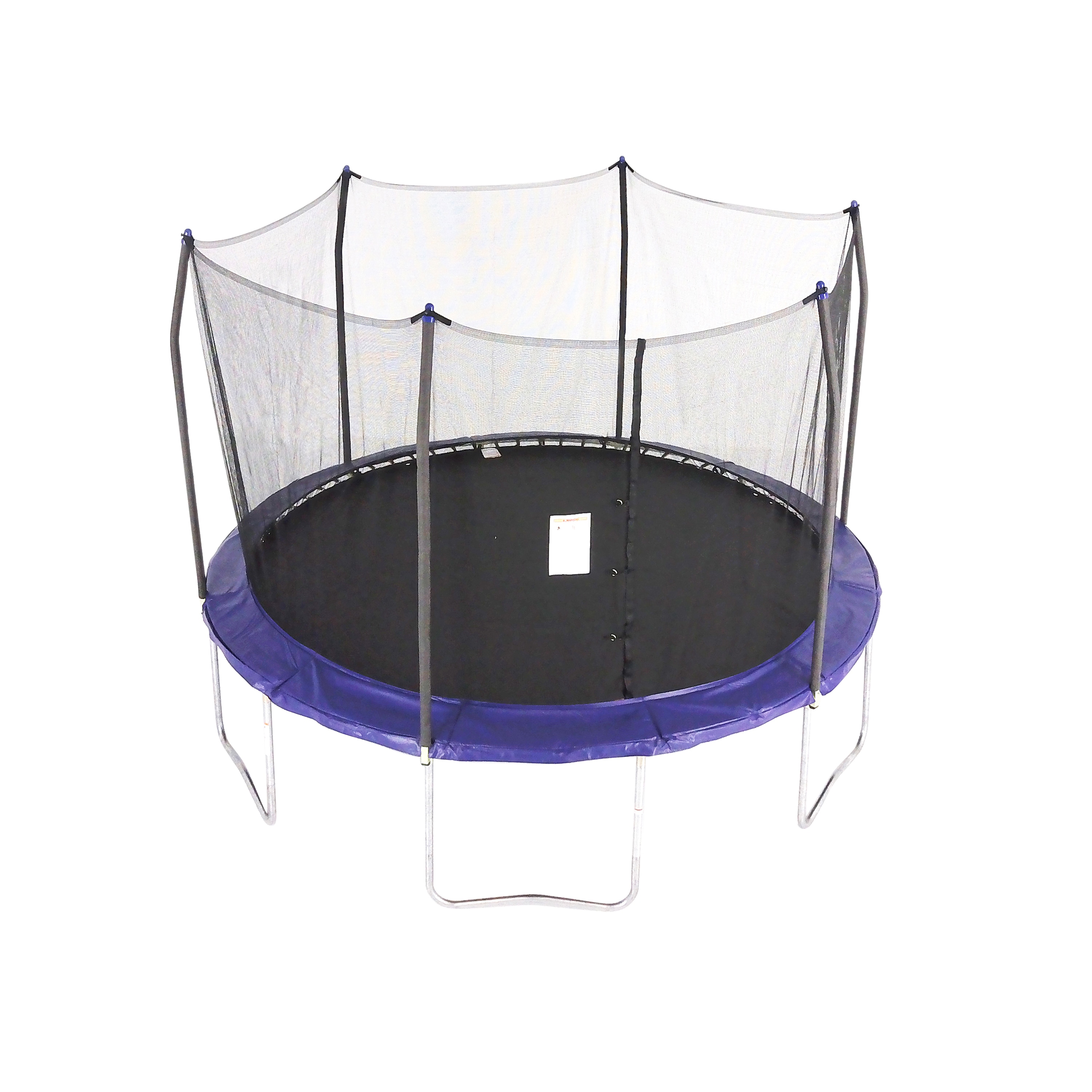 Trampoline With Safety Net Enclosure Blue 12 ft Round Ladder and Frame Safe 