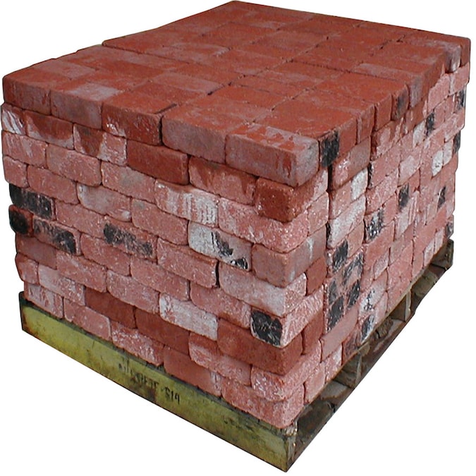QUIKRETE 8-in x 4-in Concrete Red Standard Brick in the Brick & Fire
